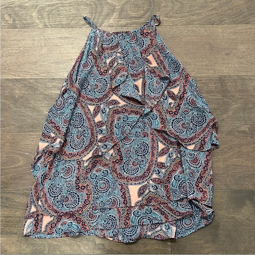 Bohemian Paisley Halter Tank Top